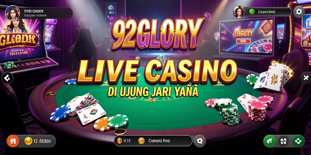 Tampilan gameplay langsung yang seru di 92GLORY.