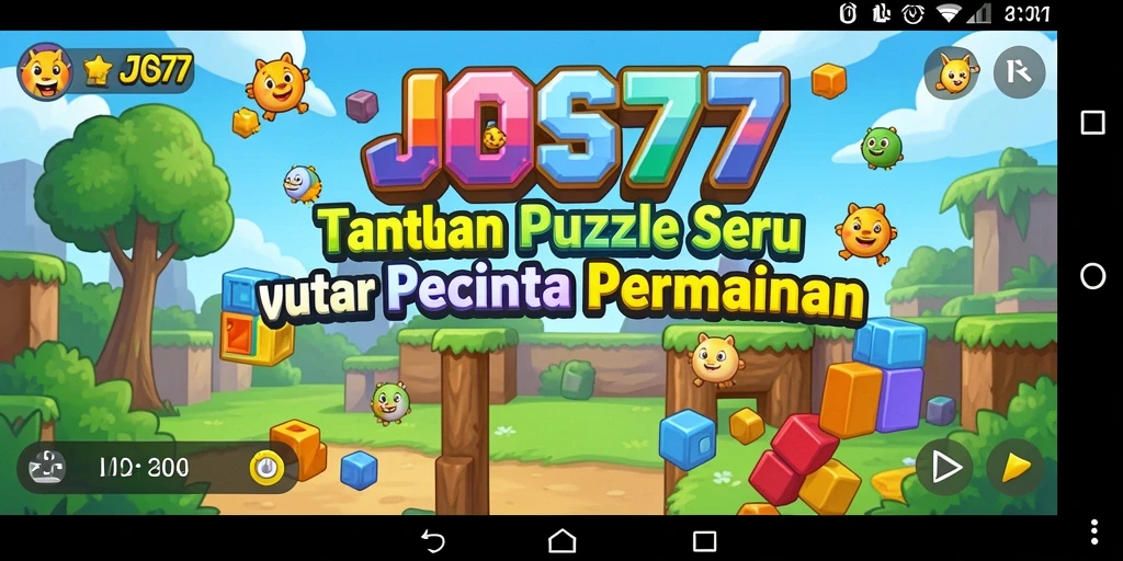 Tampilan gameplay JOS77 yang menarik dengan variasi teka-teki.