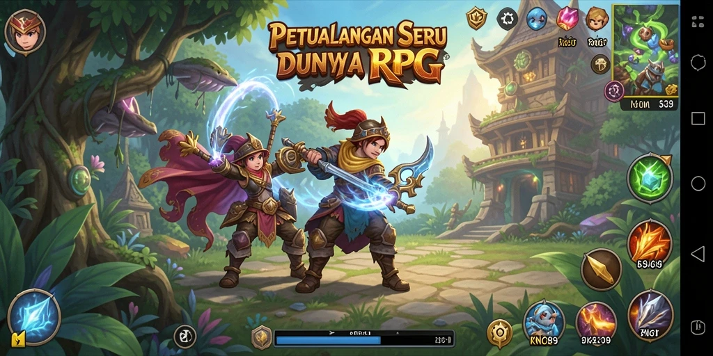 Tangkapan layar gameplay KNO89 menampilkan aksi seru dan karakter yang dinamis.