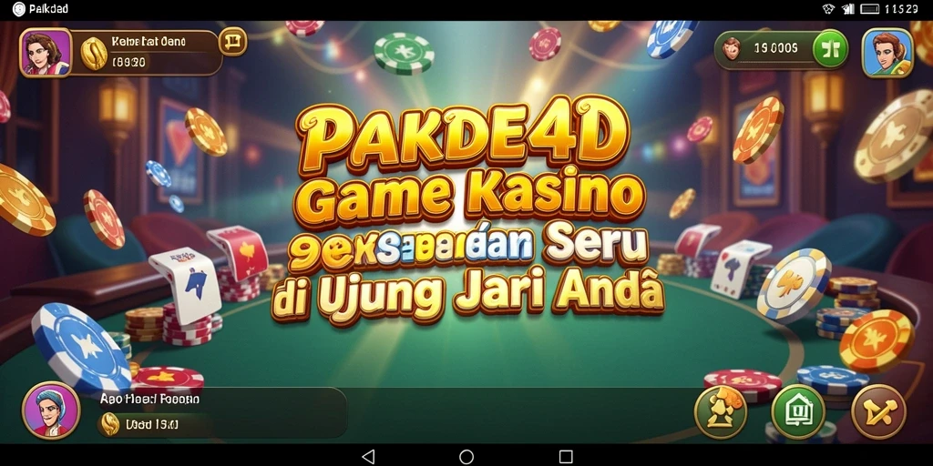 Tangkapan layar menunjukkan gameplay menegangkan di PAKDE4D.